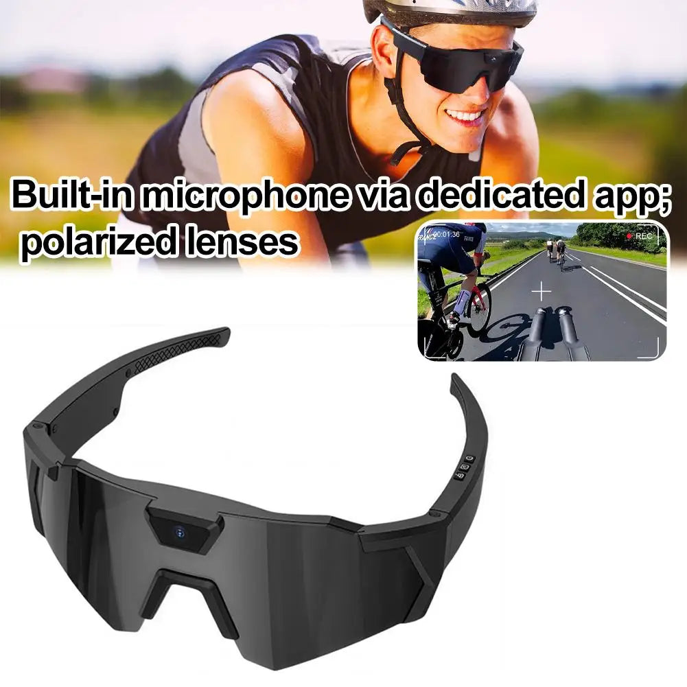 NEW HD Video Glasses Action Camera Sunglasses Smart Glasses Sports Glasses Outdoor Bicycle Motorcycle Driver Recorder Walk Cam